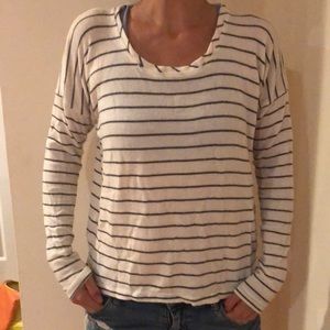 Striped long sleeve shirt